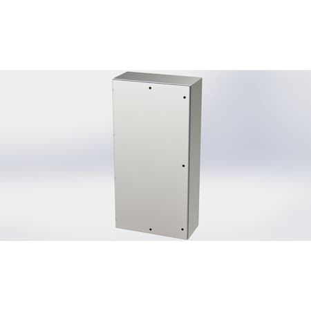Saginaw Control & Engineering 1/4 Turn Latch Electrical Enclosures, 72 in H, 16 in D, 36 in W, NEMA 3R, 4, 4X, 12, 13 SCE-72EL3616SSLP